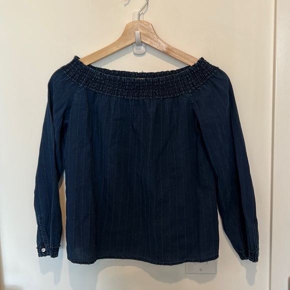 Rag&Bone Off The Shoulder Cotton Top - Picture 2 of 13